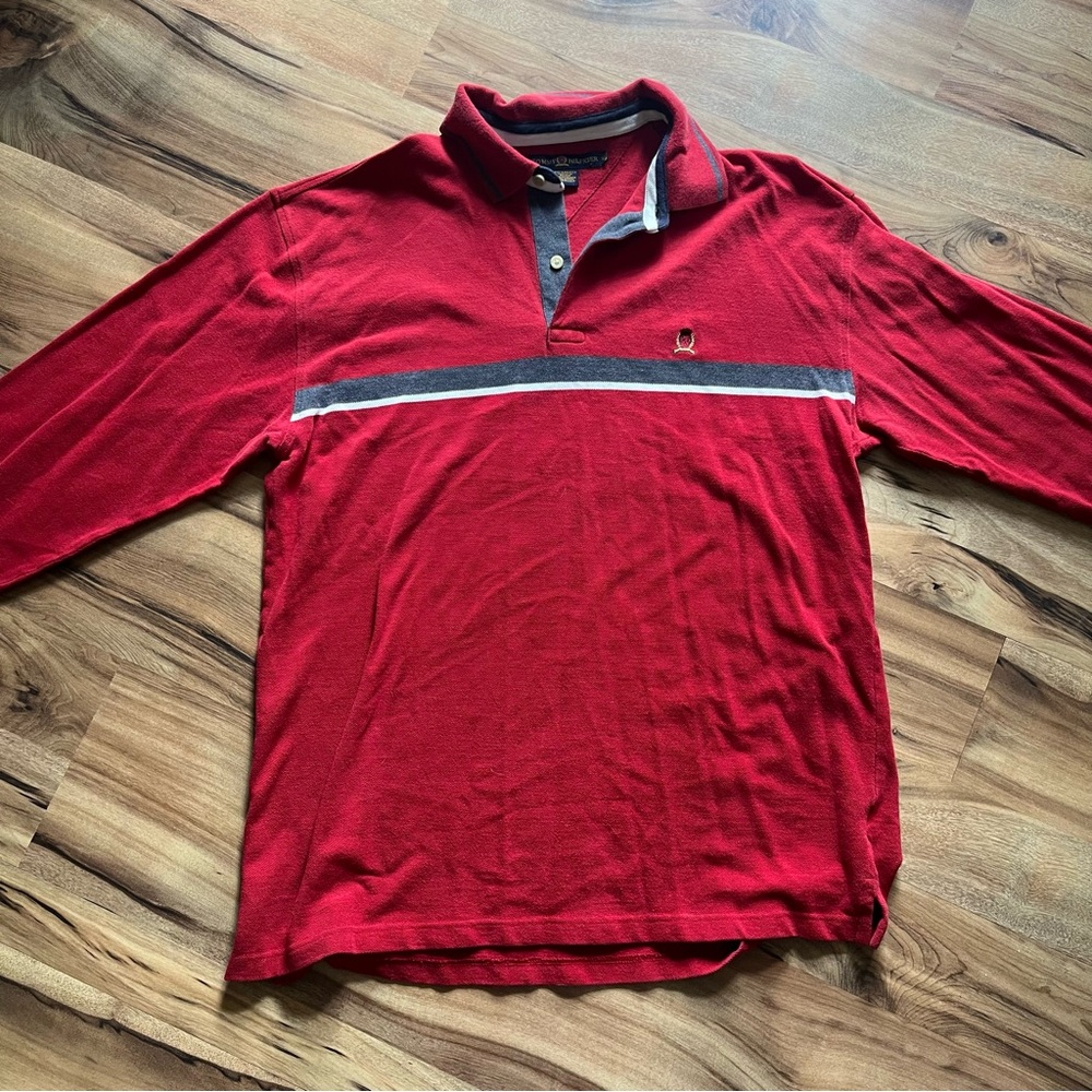Vintage Tommy Hilfiger Long Sleeve Polo XL